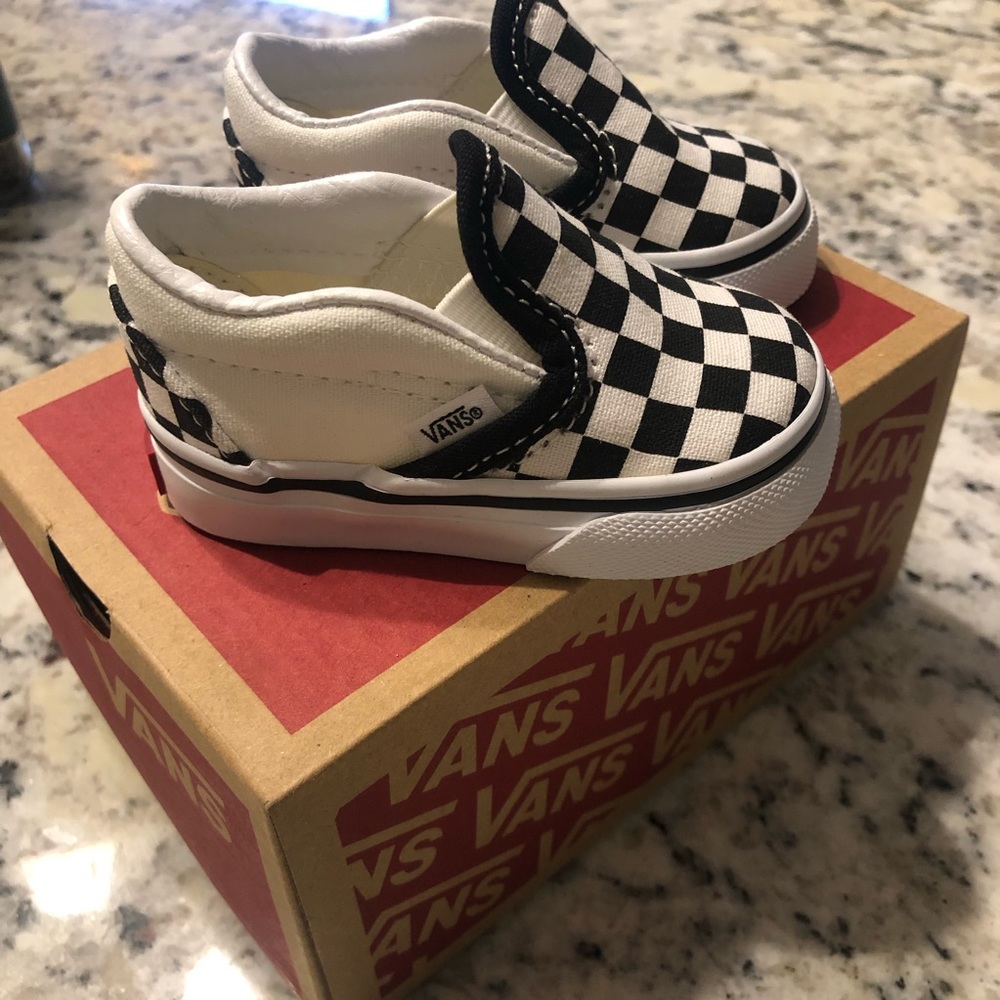 NWT Toddler Checkered Vans